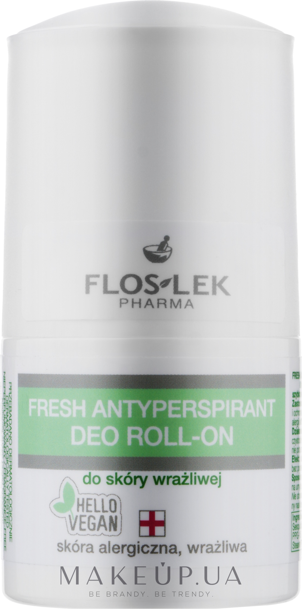 Гіпоалергенний дезодорант - Floslek Hypoallergenic Fresh Deo Roll-On — фото 50ml