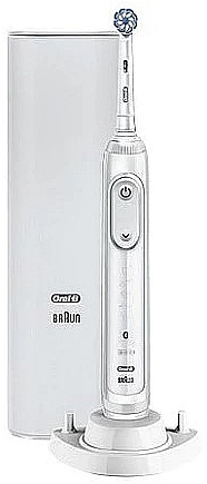 Электрическая зубная щетка, белая - Oral-B Genius X 20100S White — фото N2
