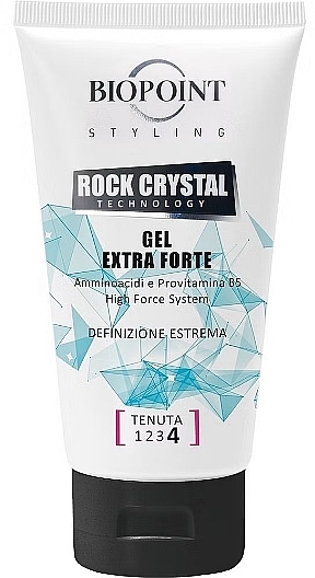Гель для волос, сверхсильная фиксация - Biopoint Styling Rock Crystal Gel Extrait Forte — фото N1