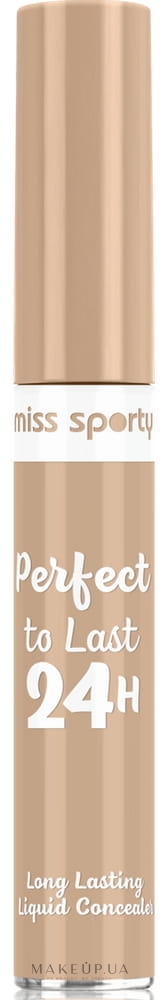 Консилер для лица - Miss Sporty Perfect To Last 24h Long Lasting Liquid Concealer — фото 001 - Ivory