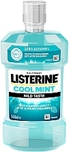 Ополаскиватель для полости рта "Свежая мята", мягкий вкус - Listerine Cool Mint Mild Taste Zero Alcohol — фото N3