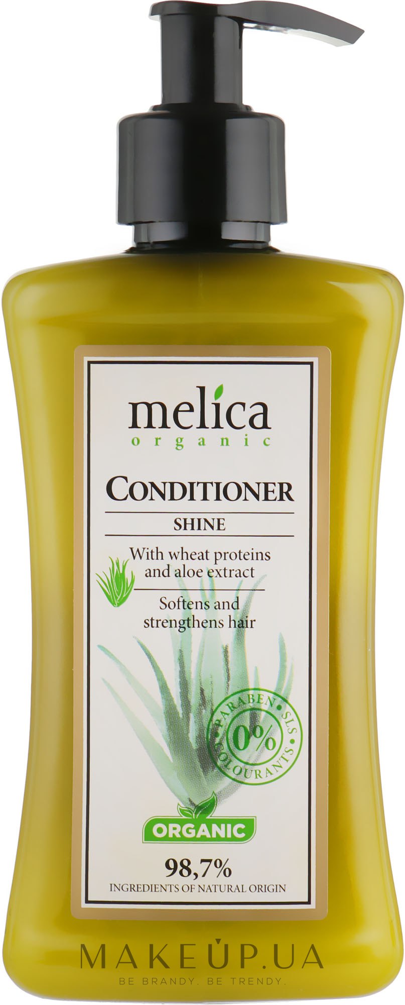 Бальзам-кондиционер для волос "Здоровый блеск" - Melica Organic Shine Conditioner — фото 300ml