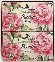 Набор мыла "Пион" - Florinda Peony Soap (soap/2x200g) — фото N2