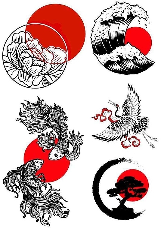 Временное тату "Япония" - Ink-Ok — фото N2