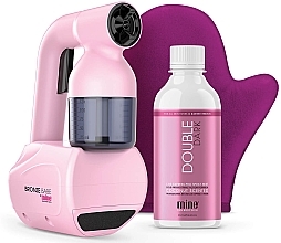 Набір для нанесення автозасмаги - MineTan Bronze Babe Personal Spray Tan Pink Kit (t/gun/1psc + glove/1psc + b/mist/237ml) — фото N1