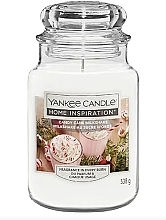 Ароматическая свеча в банке - Yankee Candle Home Inspiration Candy Cane Milkshake — фото N1