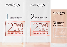 Оттеночный шампунь для волос без аммиака - Marion Two-Step Shine Reflex Color Shampoo — фото N2