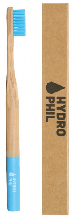 Бамбукова зубна щітка, синя - Hydrophil Bambus Toothbrush — фото N2