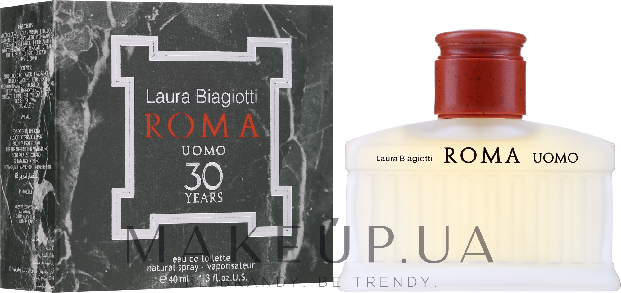 Laura Biagiotti Roma Uomo - Туалетна вода — фото 40ml