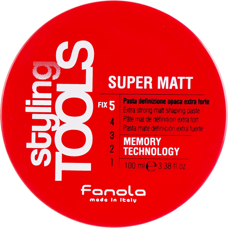 Матовая паста экстрасильной фиксации - Fanola Tools Super Matt Paste — фото N1