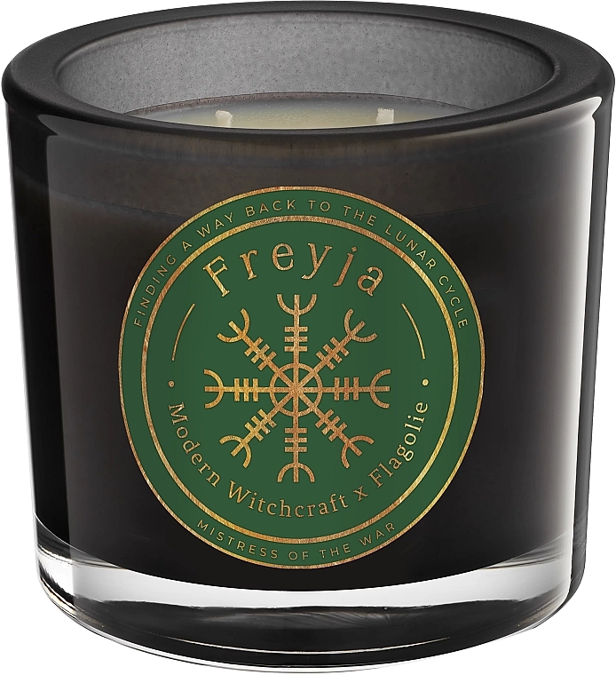 Ароматична соєва свічка "Фрея" - Flagolie Modern Witchcraft x Flagolie Candle — фото N1