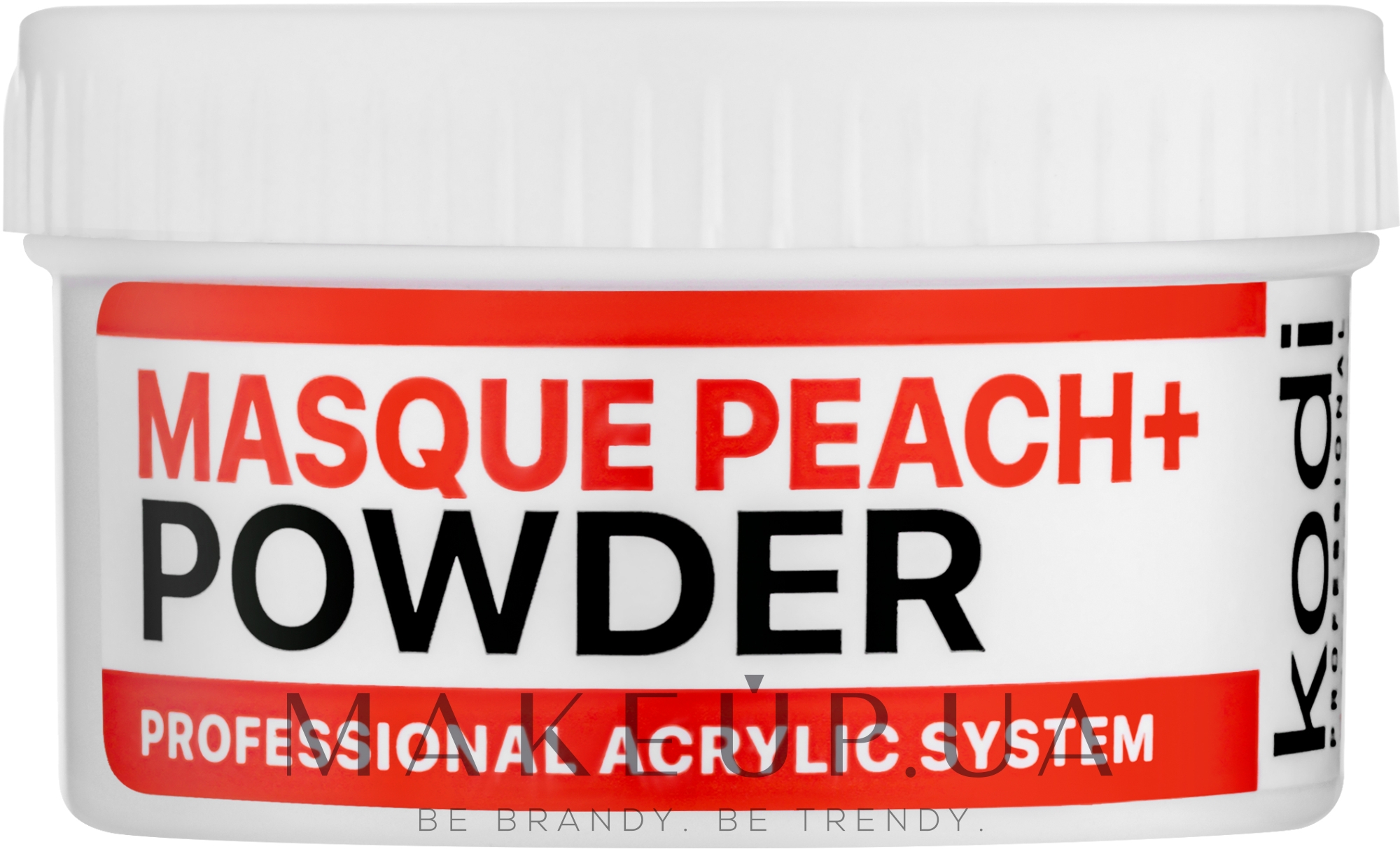Акриловая пудра - Kodi Professional Masque Peach+ Powder — фото 60g
