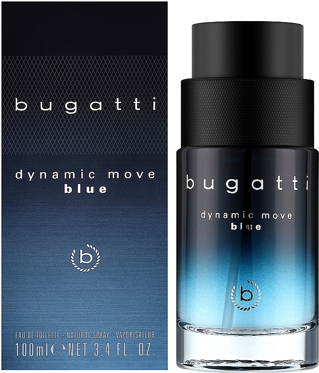 Bugatti Dynamic Move Blue - Туалетная вода — фото N2