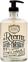 Парфумерія, косметика Скляна пляшка - Марсельське рідке мило "Лаванда" - Panier des Sens Liquid Marseille Soap