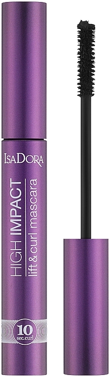 Объемная и подкручивающая тушь для ресниц - IsaDora 10 Sec High Impact Lift & Curl Mascara — фото N1