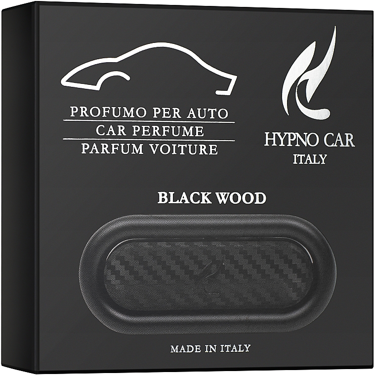 Hypno Casa Black Wood - Ароматизатор-клипса "Карбон" — фото N1