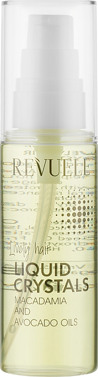 Рідкі кристали для волосся - Revuele Lively Hair Liquid Crystals With Macadamia and Avocado Oils — фото N1