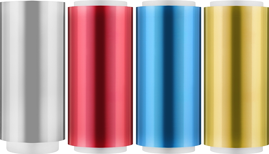 Фольга алюмінієва - Wella Professionals Aluminium Foils Set 4 Colours — фото N2