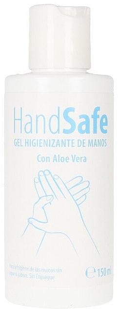 Рідина для дезінфекції рук з алое вера - Hand Safe Sanitizing Hand Gel Con Aloe Vera — фото N1