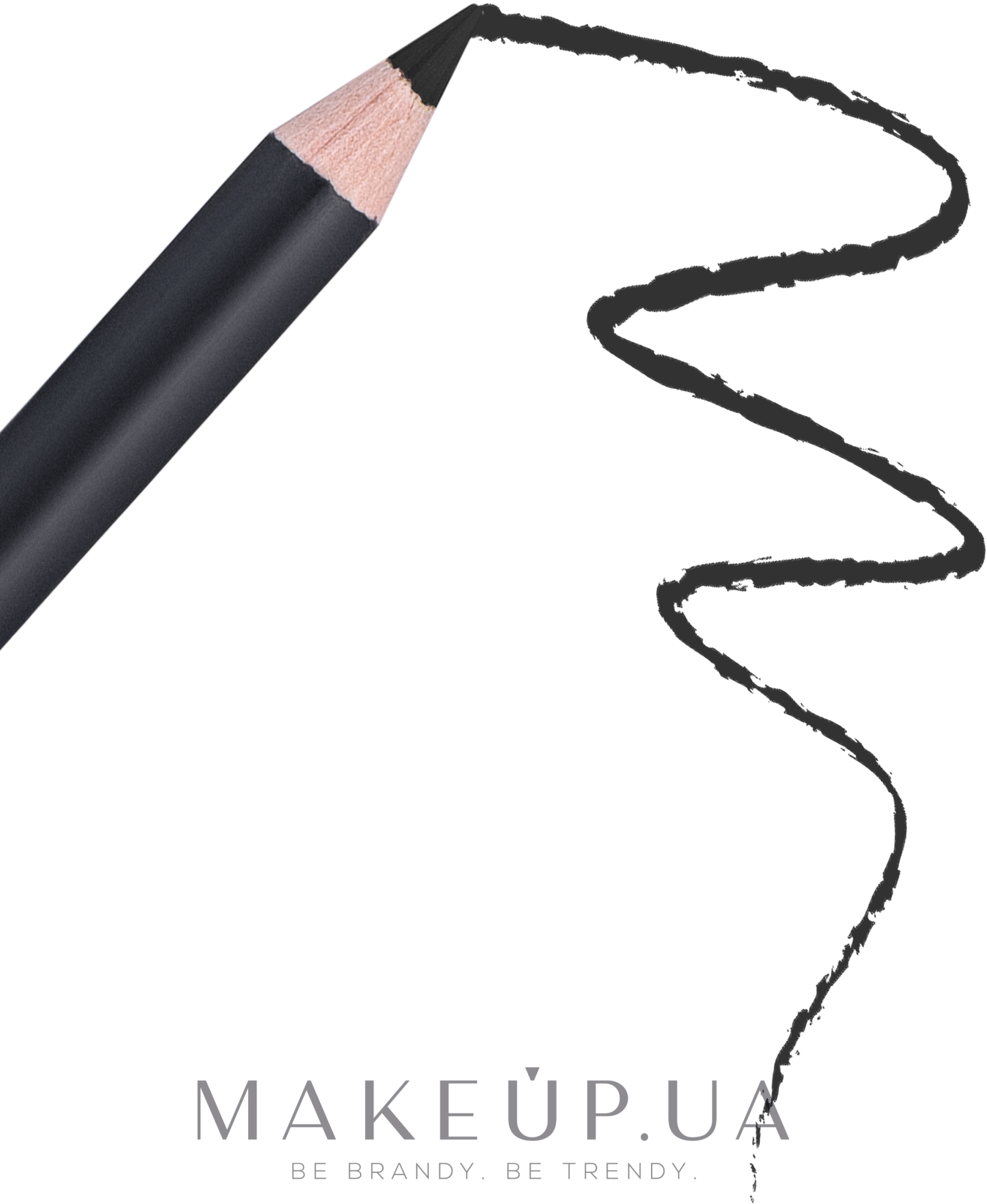 Олівець для брів зі щіточкою - LAMEL Make Up Brow Pencil — фото 401 - Черный