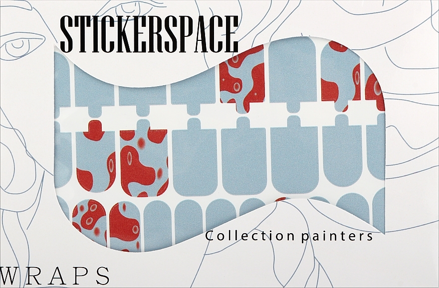  Дизайнерські наклейки для нігтів "Song standart" - StickersSpace — фото N1