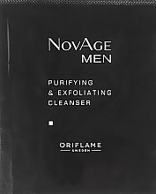 Духи, Парфюмерия, косметика Средство для умывания и скраб 2-в-1 - Oriflame NovAge Men Purifying & Exfoliating Cleancer (пробник)