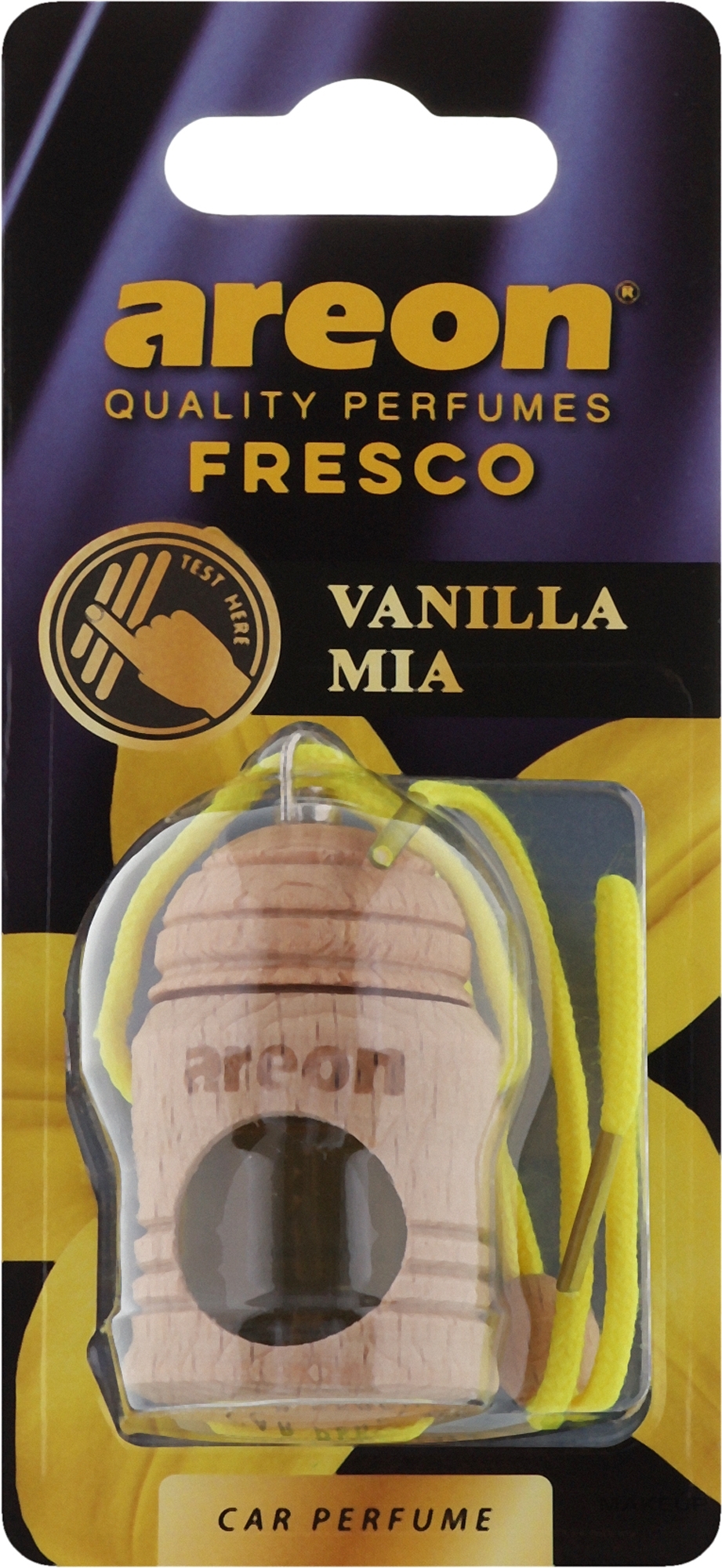 Ароматизатор для авто "Ваниль-Миа" - Areon Fresco Vanilla Mia — фото 4ml