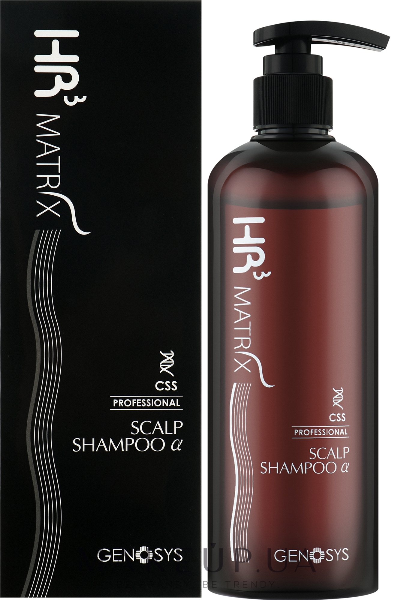 Шампунь від випадання та для стимуляції росту волосся - Genosys HR3 MATRIX Scalp Shampoo — фото 300ml