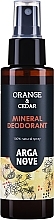 Парфумерія, косметика Дезодорант-спрей мінеральний "Кедр і апельсин" - Arganove Natural Alum Cedar And Orange