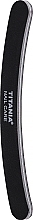 Пилочка для ногтей изогнутая, черно-серая - Titania Nail File — фото N2