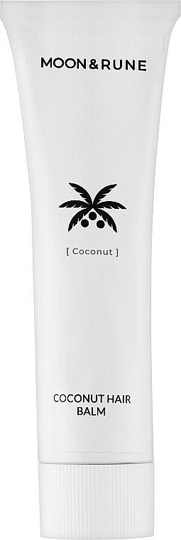 Бальзам для волосся "Coconut" з олією балійського кокоса - Moon&Rune Cocout Hair Balm — фото N1