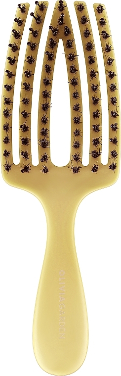 Щетка для волос - Olivia Garden Finger Brush Care Mini Kids Yellow — фото N1