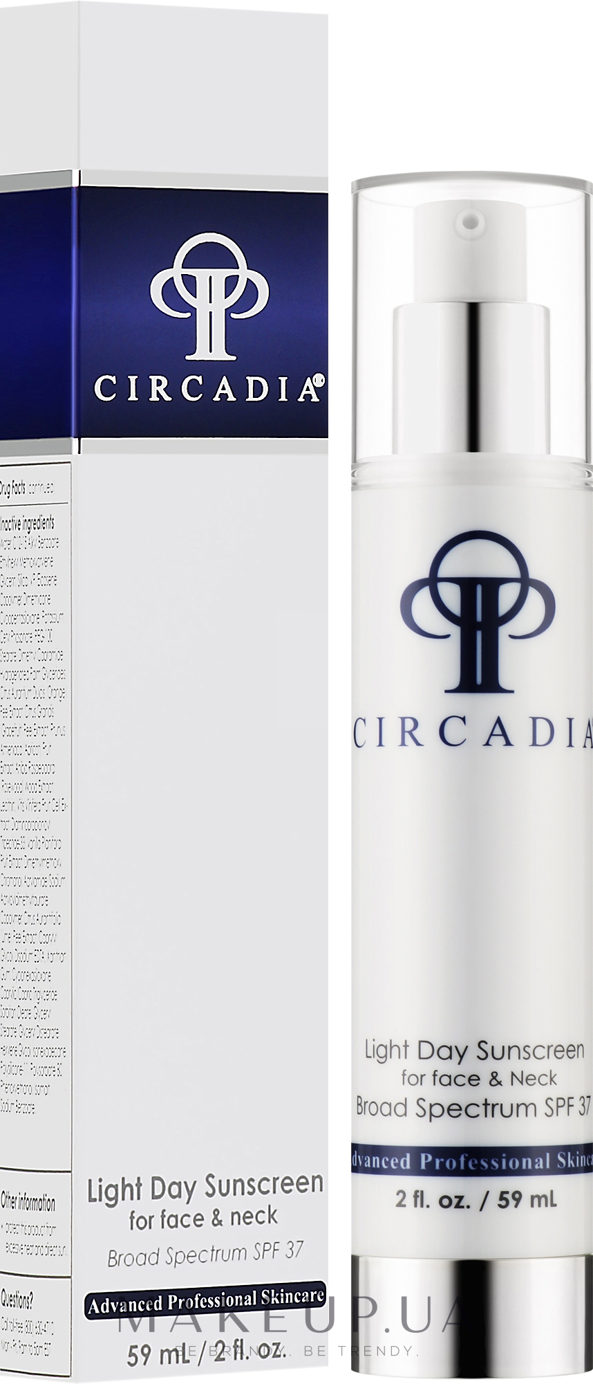 Крем денний для обличчя SPF 37  - Circadia Light Day Sunscreen Broad Spectrum SPF37 — фото 59ml