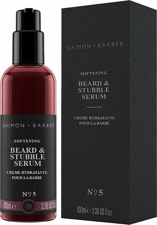 Пом'якшувальна сироватка для бороди і щетини - Daimon Barber Softening Beard and Stubble Serum — фото N1