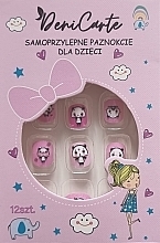 Накладные самоклеящиеся ногти для детей "Панда", 981 - Deni Carte Tipsy Kids  — фото N1
