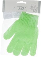 Мочалка-перчатка банная, светло-салатовая - Beauty Line — фото N2