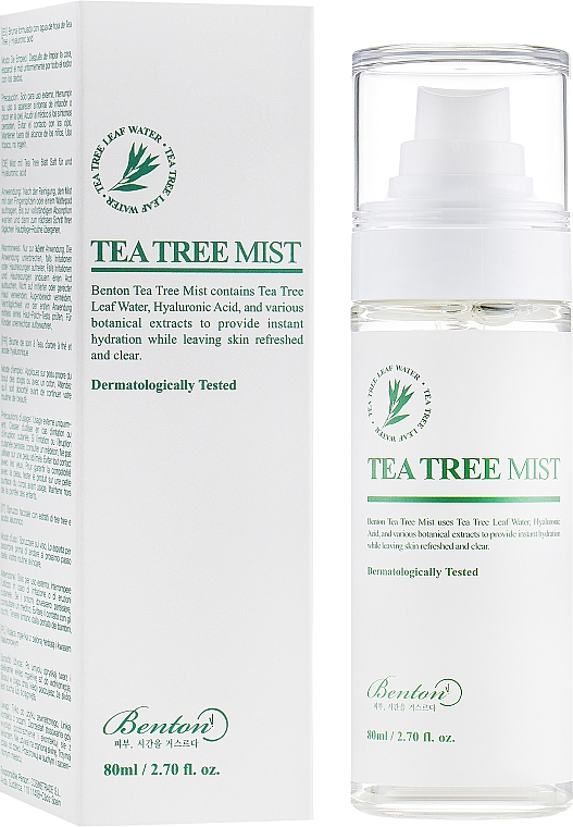 Спрей для обличчя з екстрактом чайного дерева - Benton Tea Tree Mist — фото N1