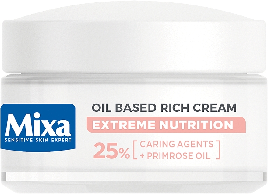 Питательный крем для успокоения кожи - Mixa Sensitive Skin Expert Rich Nourishing Cream — фото N1