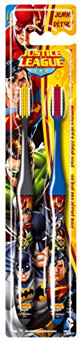 Зубная щетка для детей - VitalCare Batman and Superman DUO Toothbrush — фото N1