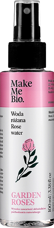 Трояндова вода для інтенсивного зволоження - Make Me BIO — фото N1