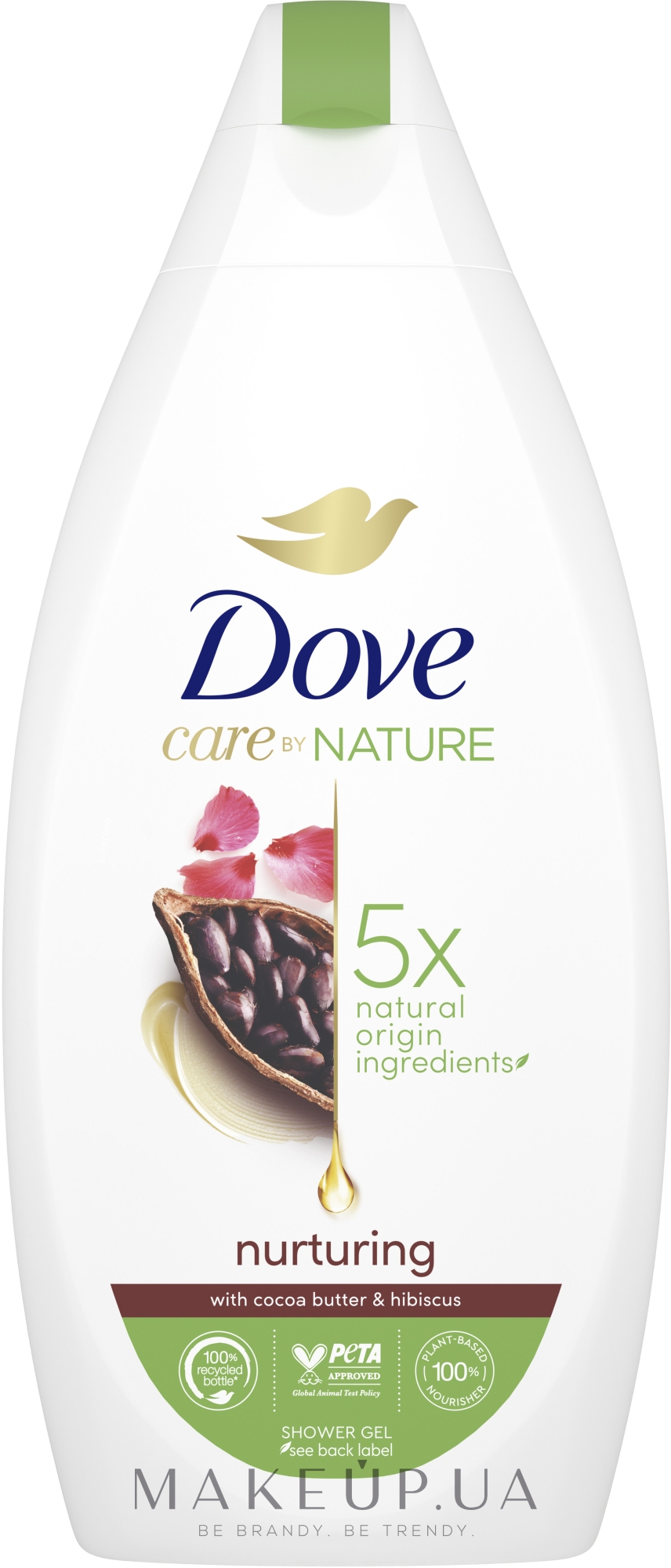 Крем-гель для душа - Dove Care By Nature Nurturing Shower Gel — фото 400ml