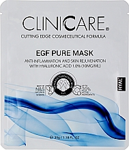 Духи, Парфюмерия, косметика Очищающая маска с 1% гиалуроновой кислотой - ClinicCare Hyal Egf Pure Mask With 1.0% HA