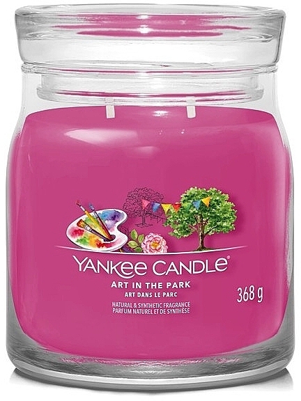 Ароматична свічка у банці "Art In The Park", 2 ґноти - Yankee Candle Singnature — фото N1