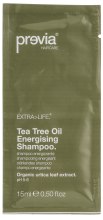 Духи, Парфюмерия, косметика Шампунь против выпадения волос - Previa Extra Life Tea Tree Oil Energising Shampoo (пробник)