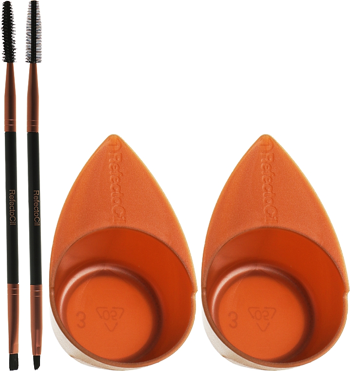 Набор аксессуаров для бровей и ресниц - RefectoCil Cosmetic Brush Browista Toolkit — фото N1