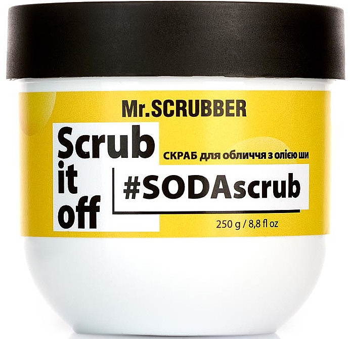 Скраб для обличчя з маслом ши - Mr.Scrubber Scrub It Off SodAscrub