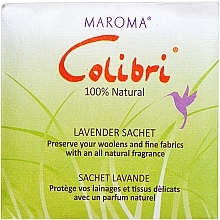 Ароматические саше "Лаванда" - Maroma Colibri Square Sachet Lavender — фото N2