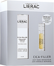 Духи, Парфюмерия, косметика Набор - Lierac Cica-Filler (serum/10ml + cr/40ml)