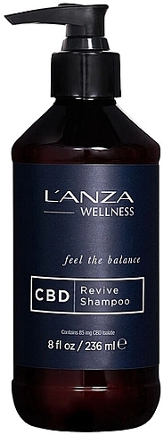 Бодрящий шампунь для волос - L'anza Healing Wellness CBD Revive Shampoo — фото N2