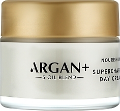Духи, Парфюмерия, косметика Крем дневной увлажняющий для лица "Морокканское аргановое масло" - Argan+ Moroccan Argan Oil Super Charged Day Cream